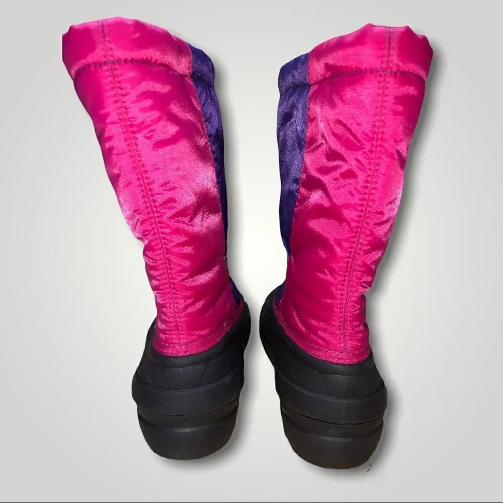 Sorel Women Boots Sz 6 Pink and Purple Waterproof